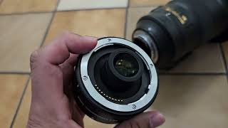 Z teleconverters attaching to ftz to fmount lenses [upl. by Lyndes]