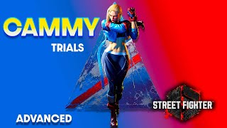 SF6  Cammy Advanced Combo Trials [upl. by Ateerys]