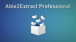 Able2Extract Professional Convert Create Edit OCR and Sign PDF Documents [upl. by Christalle]