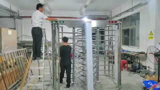 STXtek Full Height Dual Turnstile Entrance Control [upl. by Amikat]