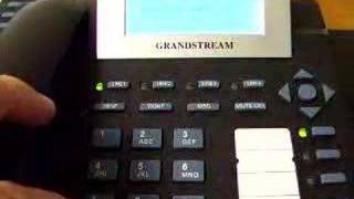 Grandstream GXP 2000 Call Forward Deactivate [upl. by Rebhun]