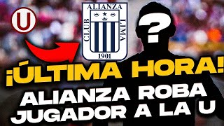 ¡BOMBAZO ¡Alianza Lima SE ROBA jugador de Universitario ¿Quién será [upl. by Aibar]