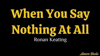 Almars  When You Say Nothing At All  Ronan Keating [upl. by Pall]