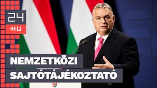 Orbán „Ez egy katonai művelet Amikor az oroszok majd hadat üzennek Ukrajnának na az háború lesz” [upl. by Tammany153]