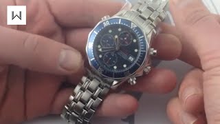 Omega Seamaster Professional 300M Chronograph 25998000 Luxury Watch Review [upl. by Ahsitaf471]