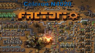 Factorio  Intel Celeron N4020 720p TEST [upl. by Stander]