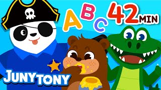 ABC Alphabet Songs  Phonics Songs for Kids  Kindergarten Song  JunyTony [upl. by Valer313]