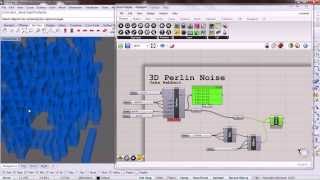 NOC Python Grasshopper 07 3D Perlin Noise [upl. by Rhodes951]