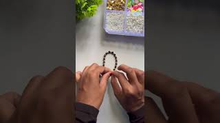 കരിമണി bracelet ഉണ്ടാക്കാം വളരെ എളുപ്പത്തിൽ karimani diy beadscraft jewellerymaking [upl. by Peggy]