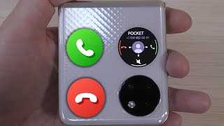 Huawei P50 Pocket incoming call [upl. by Mcevoy]