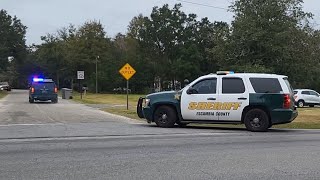 Two Escambia County Sheriff Tahoes Responding [upl. by Tirrag]