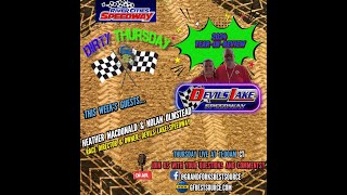 RCS Dirty Thursday  Devils Lake Speedway YearinReview with Heather MacDonald amp Nolan Olmstead [upl. by Naneek]