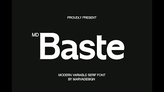 Md Baste Font Download [upl. by Ahsaret371]