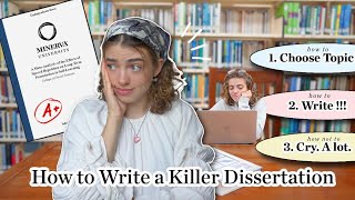 How to Write Your Dissertation  Thesis FAST  Everything I Wish I Knew 📝 [upl. by Ayak937]