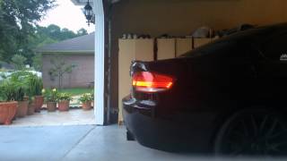 bmw 335i straight pipe exhaust start up and revs [upl. by Ennalorac]