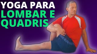 YOGA PARA LOMBAR E CIÁTICO  Nada de dor na coluna e ciático [upl. by Sherburne]