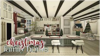 Bloxburg  Christmas Family Home  Roblox  House Build [upl. by Albertine293]