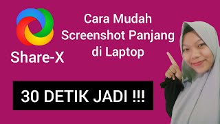 CARA SCREENSHOT PANJANG DI LAPTOP MENGGUNAKAN APLIKASI SHAREX  GAMPANG BANGET 30 DETIK JADI [upl. by O'Toole]