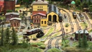 Amazing Model Railway Z Scale with Micro Trains Z Gauge [upl. by Gleda]