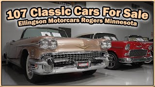 Walk Through Classic Car Inventory at Ellingson Motorcars  November 25 2023 [upl. by Blumenfeld]