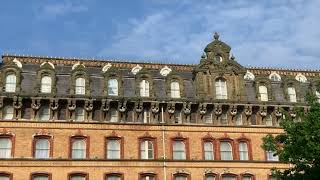 quotKittiwake Hotelquot Kittiwakes nesting on Grand Hotel Scarborough [upl. by Nevs]