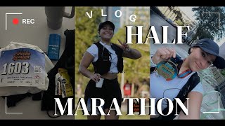 HOUSTON HALF MARATHON 2024 VLOG  EXPO AND RACE DAY [upl. by Novelc62]