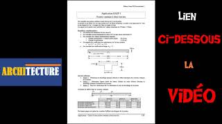 Application BAEP 1 Poutre continue à deux travées [upl. by Aramot]