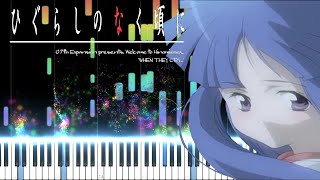 【ひぐらしのなく頃に 解 OP】対象 a Higurashi No Nakukoroni Kai Taishou a【ピアノ】 [upl. by Sanger]