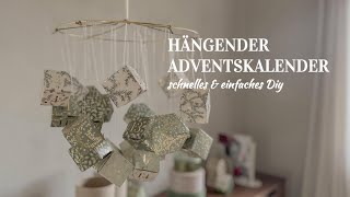 Hängender Adventskalender ✨ schnelles amp günstiges DIY [upl. by Tracee]