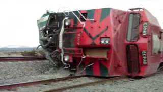 FXE Ferromex train derailment  descarrilamiento accidente [upl. by Fiske548]