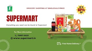 Supermart  Online Grocery Shopping [upl. by Ellicec]