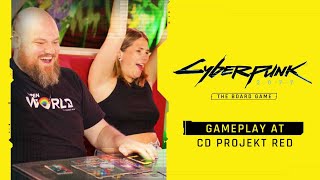 CD Projekt RED Takes on Cyberpunk 2077  The Board Game [upl. by Tarttan]