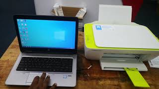 HOW TO SETUP AND INSTALL HP DESKJET INK ADVANTAGE 2135 [upl. by Bailey]