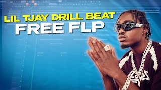 Free Lil Tjay Drill Type Beat FLP  quotBracha 140quot  Project File Download  FREE FLP [upl. by Keri]