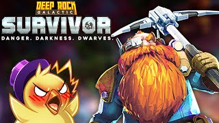 Deep Rock Galactic SURVIVOR  NEW ADDICTING Dwarven Spinoff  MFGAMETIME [upl. by Demahum]