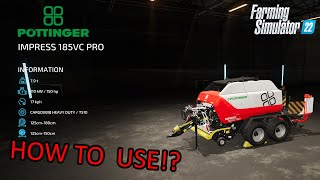 Pöttinger Impress 185VC Pro Farming Simulator 22 [upl. by Eustache167]