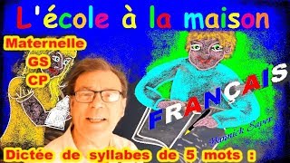 L’école à la maison de français pour Maternelle et CP en 20 dictées [upl. by Anaiad]