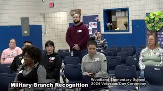 Woodland Elementary School Celebrates Veterans Day November 11 2024 [upl. by Hilten]