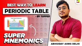 Learn Periodic Table in a Easy Way  Super Mnemonics  Funny   in 5 min  By AIR17  710720 [upl. by Aihcila922]