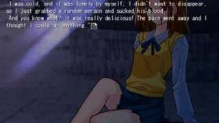 Tsukihime Satsukis quotEndingquot Part 1 of 4 [upl. by Aciretahs]