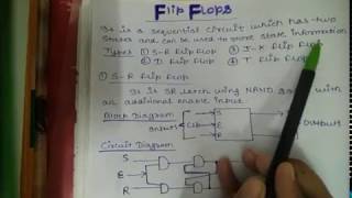 Flip flops in Digital Electronics [upl. by Mainis]