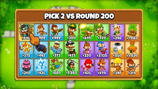 You only get 2 Towers to beat round 200 which ones do you choose [upl. by Yngad637]