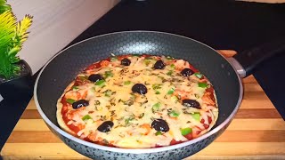 Meilleure Pizza Maison  Recette Pizza Sans Four  Pizza Recipe Without Oven [upl. by Nohpets]