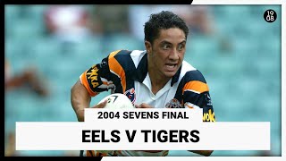 Parramatta Eels v Wests Tigers  2004 World Sevens Finals  Full Match Replay  NRL Throwback [upl. by Nnylarac]