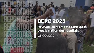 BEPC 2023 Revivez les moments forts de la proclamation des résultats [upl. by Mumford]