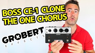 Demo Sonido Pedal Grobert Effects The One Chorus [upl. by Eldwon7]