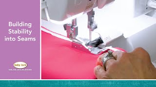 How to Stabilize Garment Seams on a Serger [upl. by Amandie]