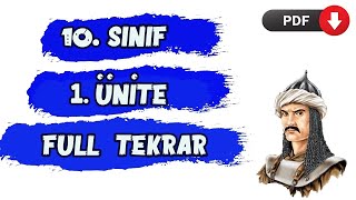 10 SINIF TARİH 1 ÜNİTE FULL TEKRAR  Yerleşme ve Devletleşme Sürecinde Selçuklu Türkiyesi TYT AYT [upl. by Leifer343]