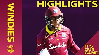 Hetmyer Hits Hundred As Windies Strike Back  Windies vs England 2nd ODI 2019  Highlights [upl. by Hertzog]