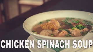 CHICKEN SPINACH SOUP RECIPE [upl. by Uoliram200]